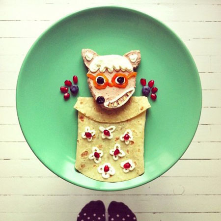 Креативные вкусняшки на тарелке