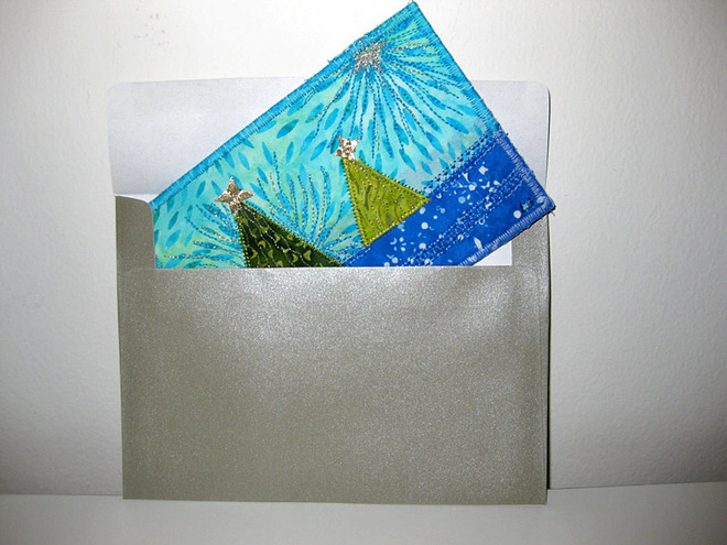 Новорічні листівки своїми руками