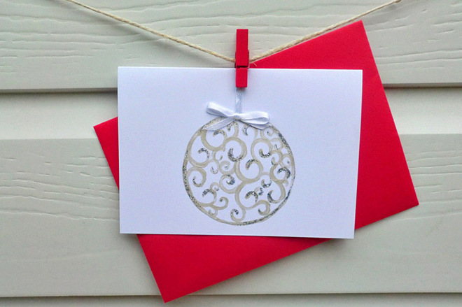 Новорічні листівки своїми руками