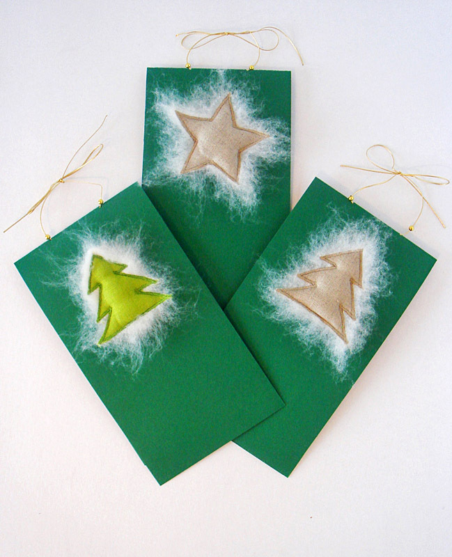 Новорічні листівки своїми руками