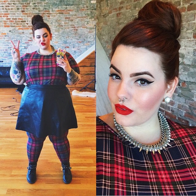 Самая крупная фотомодель Tess Holliday Самая крупная фотомодель Tess Holliday