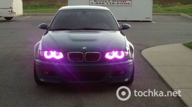 Multi-Colored E46 BMW M3 Angel Eyes