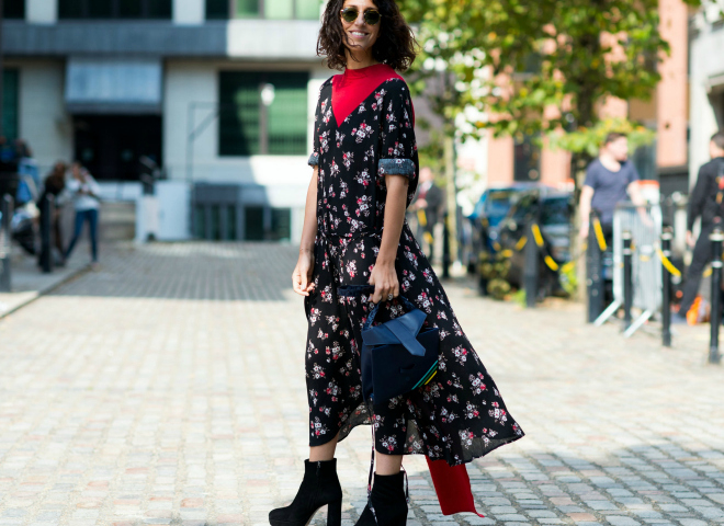 Мода весна-літо 2016: квітковий принт (street style)