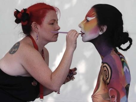 Фестиваль бодиарта в Австрии