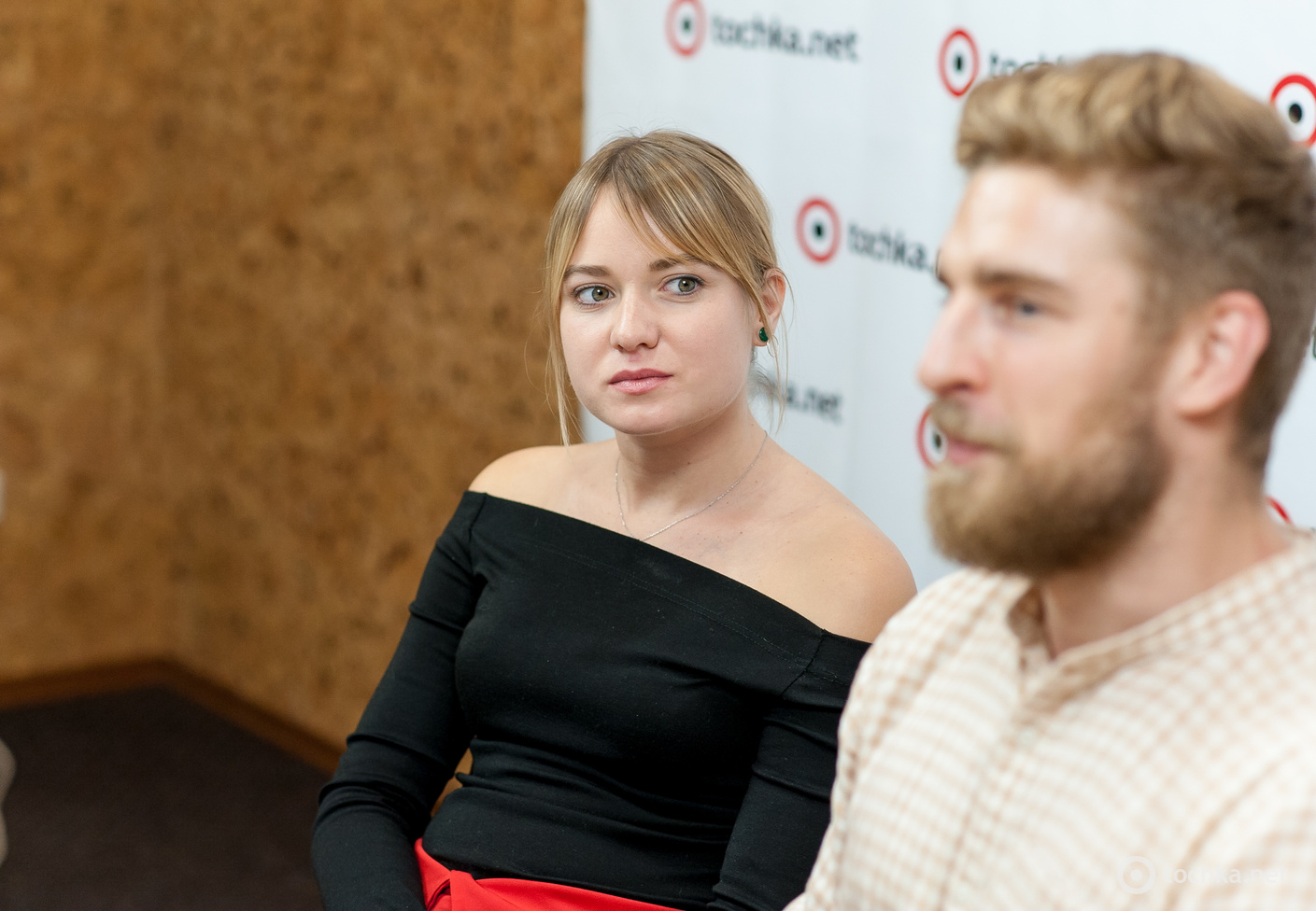 Міла Киселиця (актриса і директор театру тіней VERBA SHADOW) і Руслан Бокач (актор і технічний директор театру VERBA SHADOW)