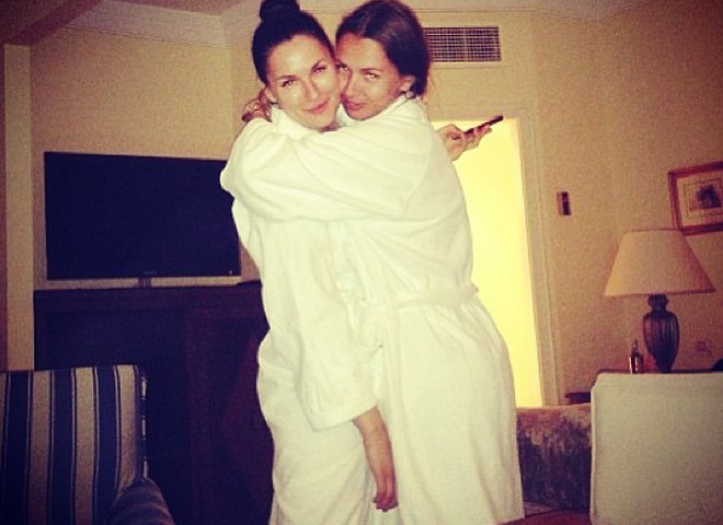 Маша Ефросинина и Лиза Ющенко