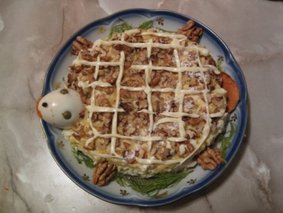 Теплый салат из печени и моркови Теплый салат из печени и моркови