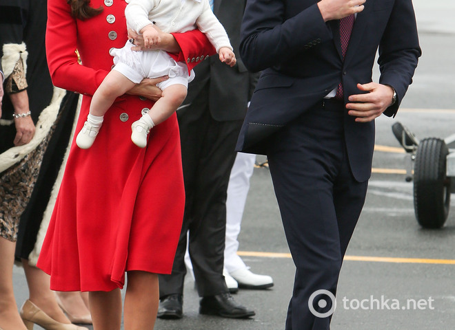 Королевская семья в туре по Новой Зеландии