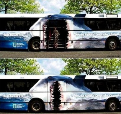 реклама на автобусах))