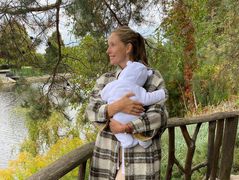 Катя Осадча з сином Данилом