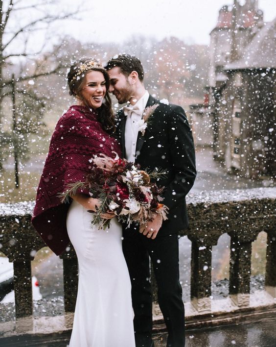 15 фото, які доводять, що весілля взимку — це круто