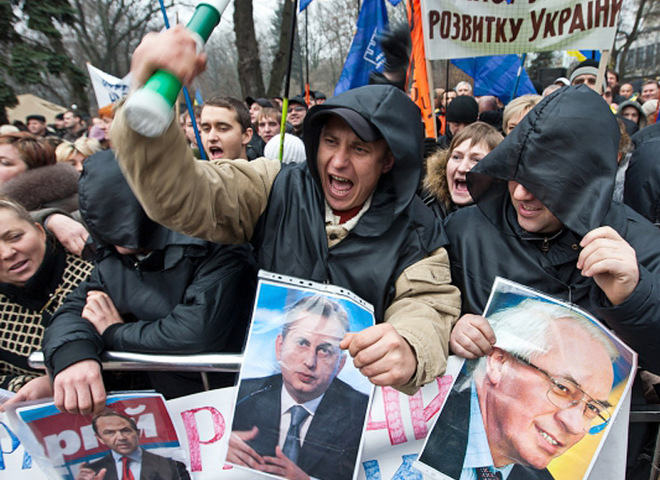 Акции протеста под Верховной Радой