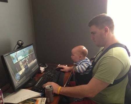 Папа в декрете