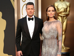 Анджелина Джоли и Брэд Питт на красной дорожке: Оскар 2014
