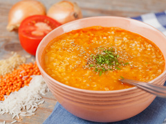 Блюда из чечевицы в мультиварке, суп