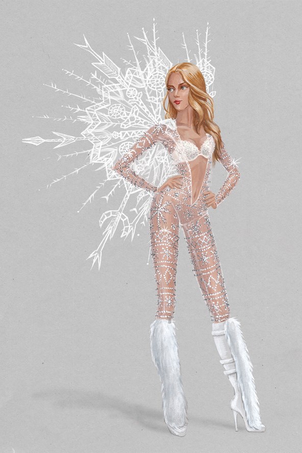 Эскизы костюмов Victoria's Secret