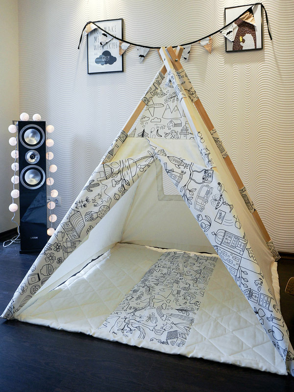 Типи - модные идеи для дома и загородного отдыха