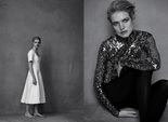 Наталья Водянова в черно-белой фотосессии для Dior Magazine