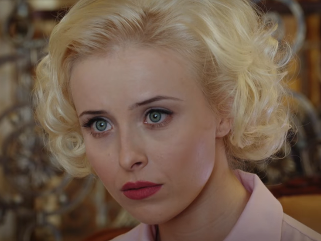 Анна Сагайдачная на съёмках сериала "Красная королева"
