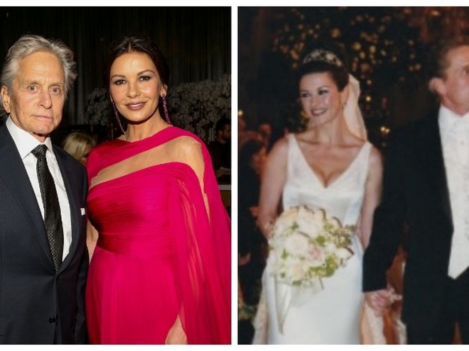 Кетрін Зета-Джонс та Майкл Дуглас зворушливо привітали одне одного з річницею весілля