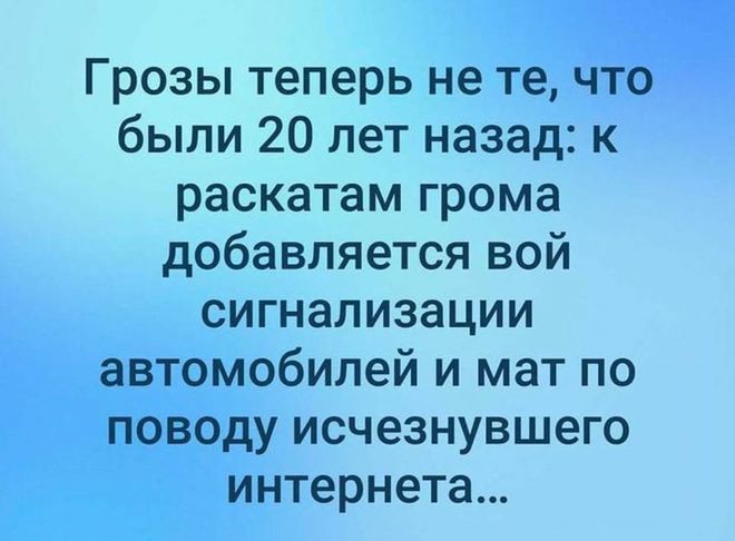 Современные грозы