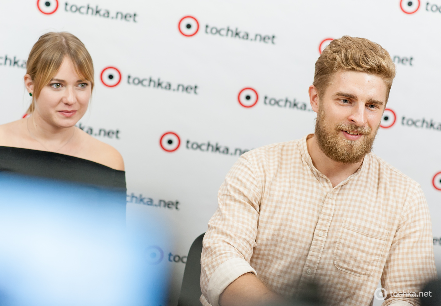 Міла Киселиця (актриса і директор театру тіней VERBA SHADOW) і Руслан Бокач (актор і технічний директор театру VERBA SHADOW)