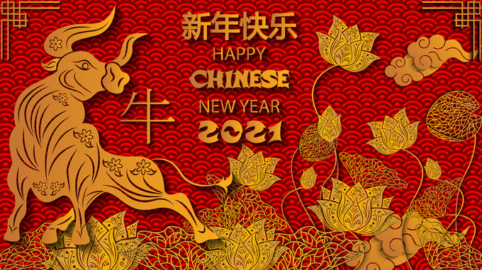 Привітання з Китайським Новим роком 2021