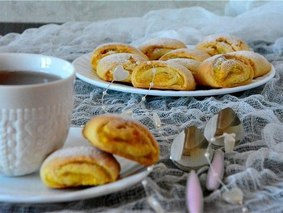Печенье с апельсиновой начинкой Печенье с апельсиновой начинкой