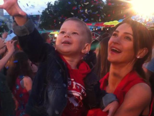 Татьяна Решетняк с ребенком