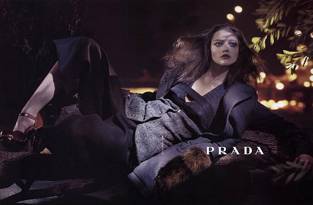Саша Пивоварова в Prada