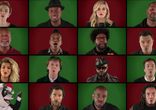 знаменитости спели рождественскую песню "Wonderful Christmastime"