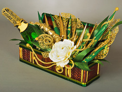 Як прикрасити пляшку шампанського на Новий рік