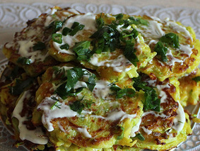 Картофельно-кабачковые оладьи