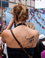 тату на жіночому тілі