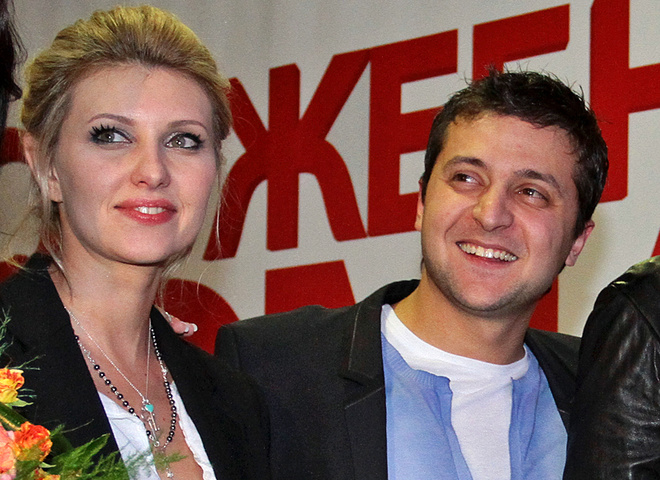 Владимир Зеленский с супругой Еленой