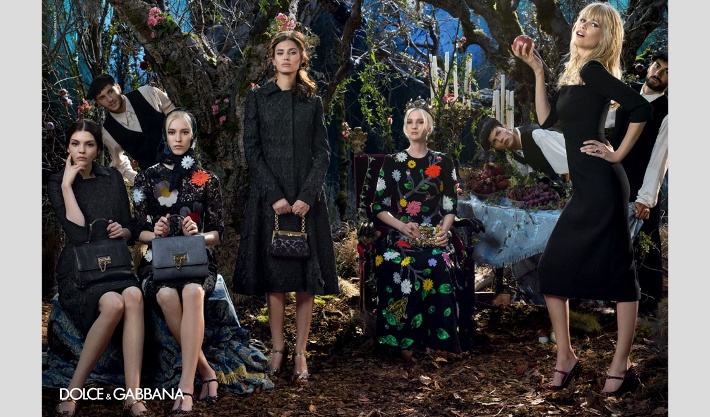 Рекламная кампания Dolce&Gabbana fw 14/15
