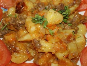Картошка с тушенкой Картошка с тушенкой