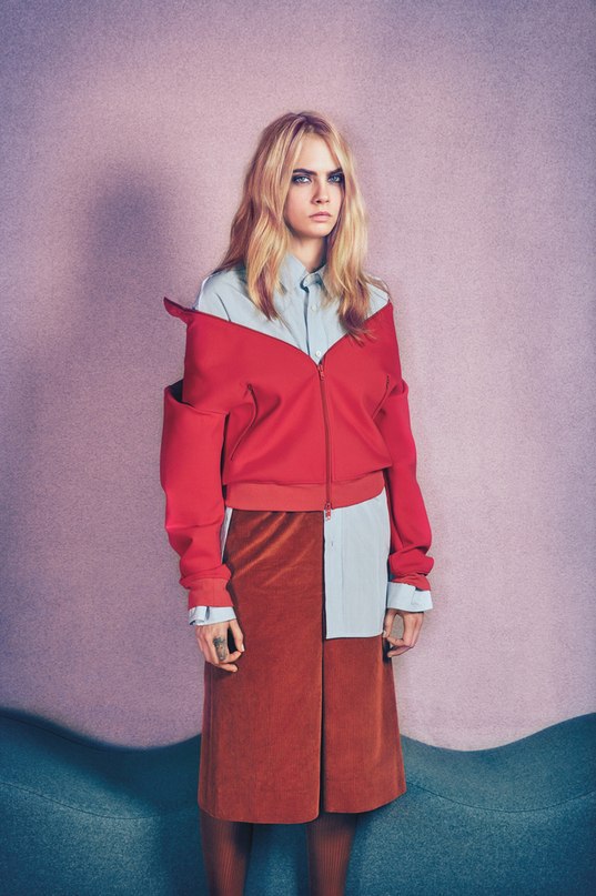 Кара Делевинь для W Magazine
