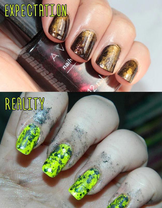 Маникюр. ожидание и реальность