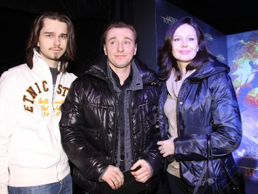 Ирина Безрукова и сын