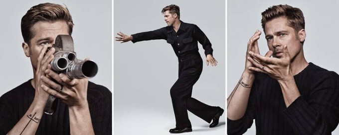 Бред Пітт для T Magazine Men's Fashion Fall 2016