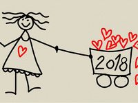 Прикольные обои на Новый год 2018