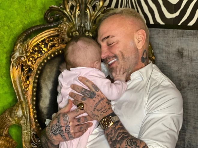 Джанлука Вакки с дочерью