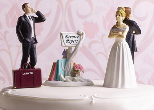 Креативные торты для разводов