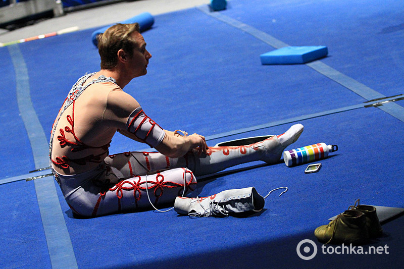 Cirque du Soleil, репетиція