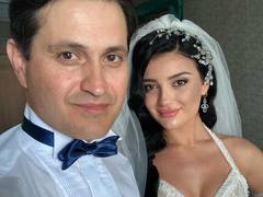 Ахтем Сеитаблаев со старшей дочерью Назлы