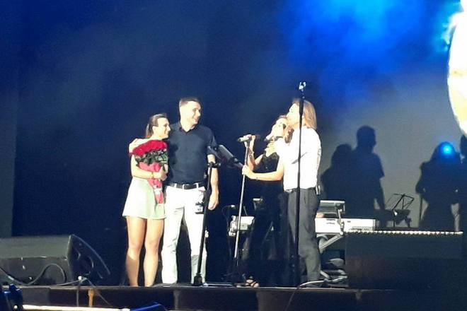 На концерте Олега Винника сделали предложение руки и сердца