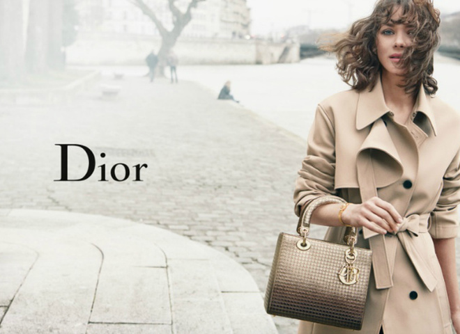 Марион Котийяр в рекламе Dior
