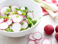 Салаты с редисом