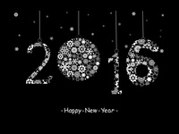 Красивые обои к Новому году 2016